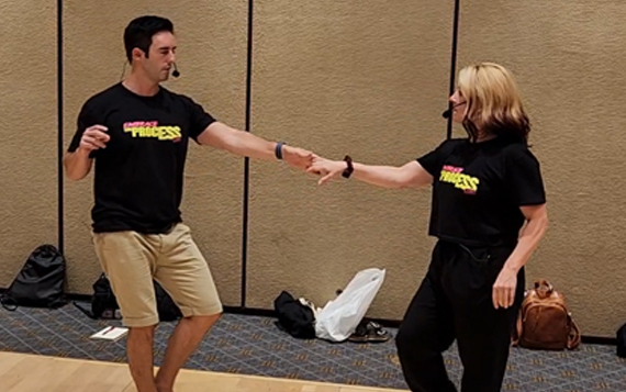 MR WCS Vegas West Coast Swing receiving dance knowledge from the top instructors.