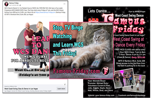 West Coast Swing in social media by MR WCS Vegas