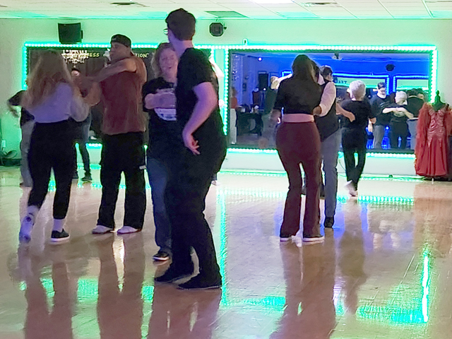 West Coast Swing dance venue in Las Vegas social dancing floor