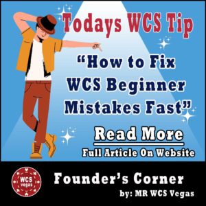West Coast Swing Beginner Practice